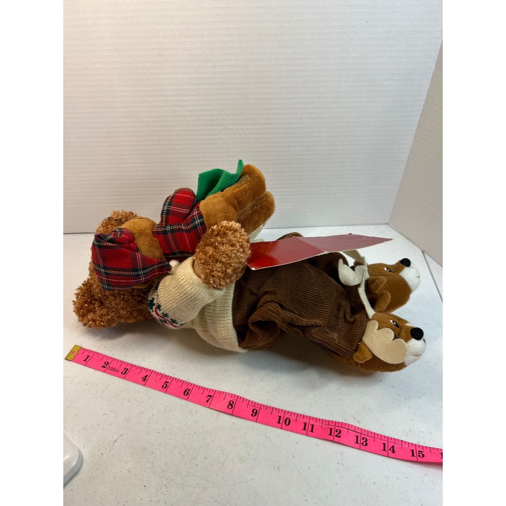 Avon 2006 Animated Storytelling Bear The Night Before Christmas Plush 12" - Picture 5 of 6